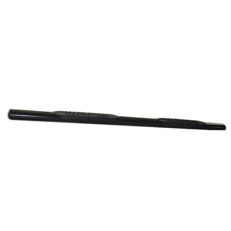 Trailfx TrailFX 2930347993; Step Nerf Bar; With Step Pads 4 Inch Oval Straight Powder Coated Black Steel 2930347993